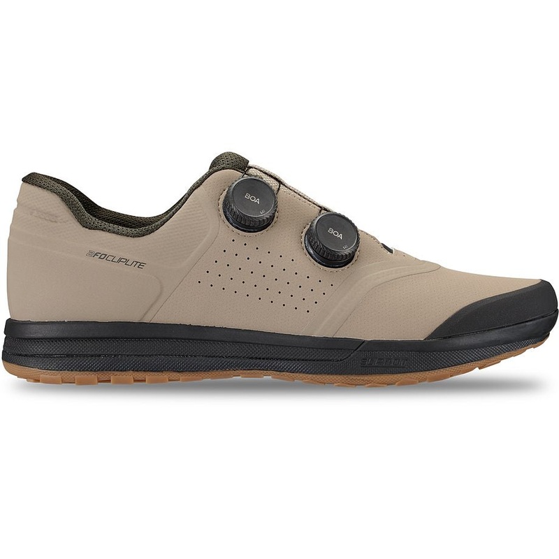 Specialized 2fo cliplite shoe taupe/dark moss green 39.5