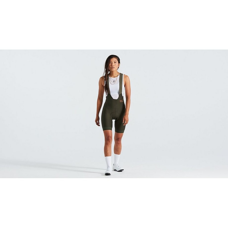 Specialized prime bib short wmn dark moss green l
