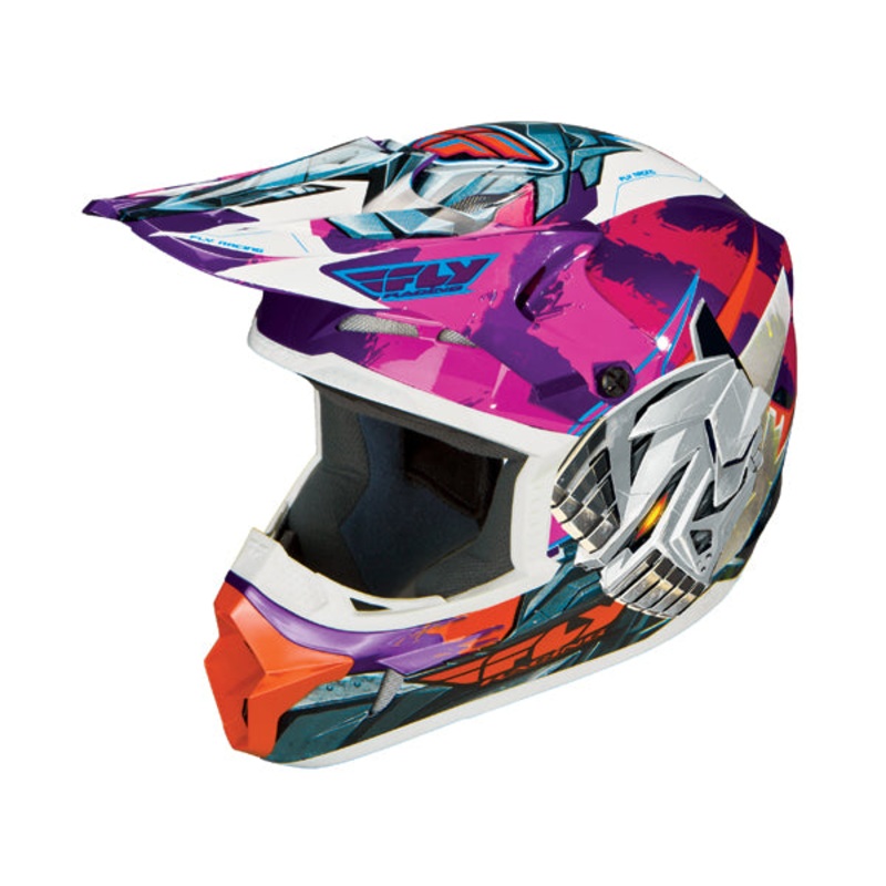 Fly Racing 2013/2014 Kinetic Fly-Bot Helmet-Pink/Purple/Orange