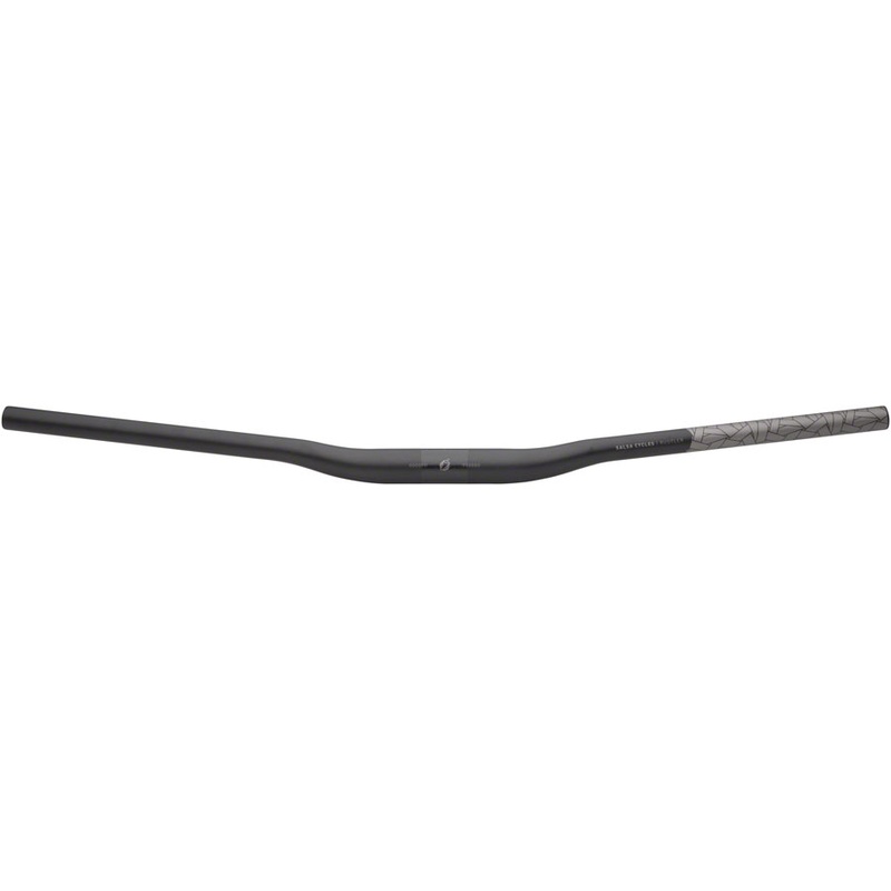 Salsa Rustler Carbon Riser Handlebar, 31.8, 800mm width, Black