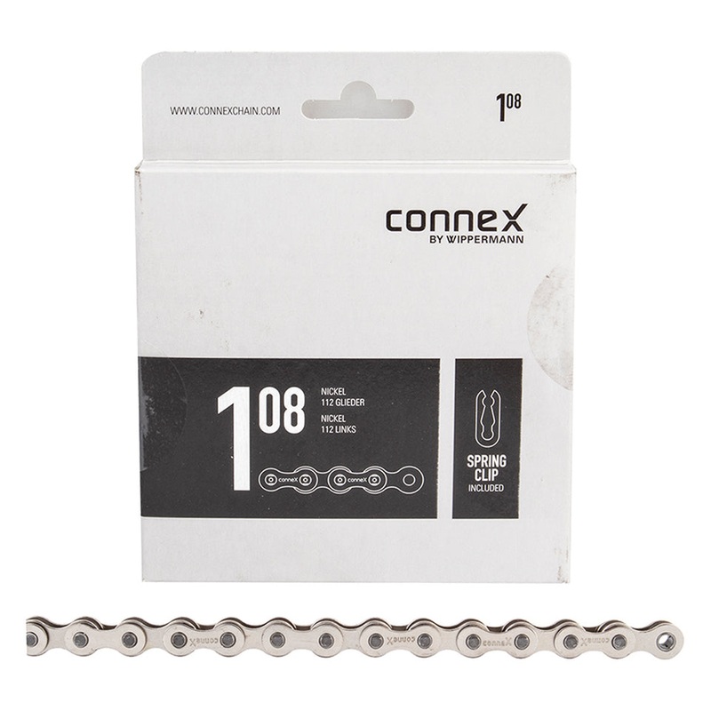 Wippermann Connex 108 BMX Chain – 1/2″ x 1/8″ x 112L – Nickel