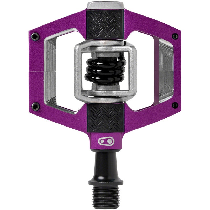 Crankbrothers Mallet Trail Pedals – Dual Sided Clipless Platform Aluminum 9/16″ Purple