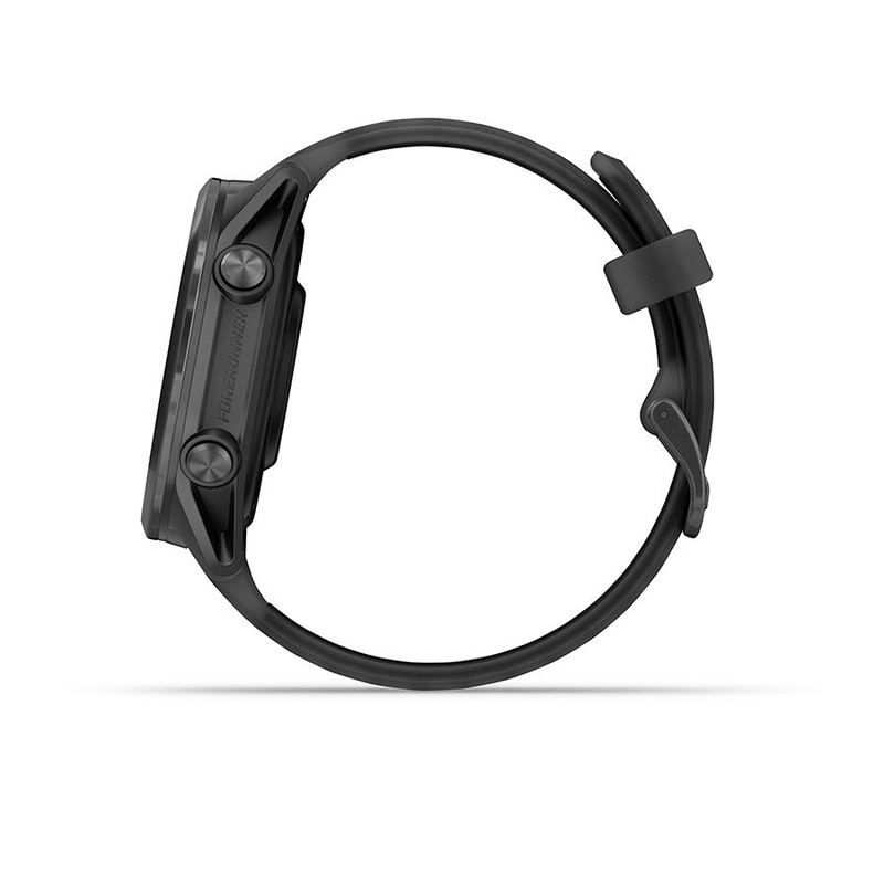 Garmin Forerunner 570 42mm Watch Watch Color: Slate Grey Wristband: Translucent Black/Black – Silicone