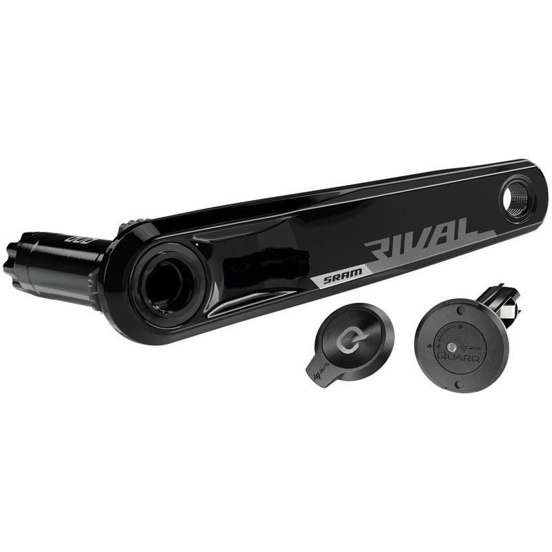 SRAM Rival AXS Wide Power Meter Left Crank Arm Spindle Upgrade Kit – 172.5mm 8-Bolt Direct Mount DUB Spindle Interface BLK D1