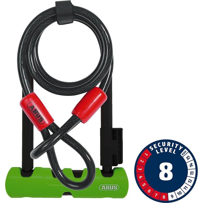 Abus Ultra 410K Mini + Cobra Bicycle U-Locks