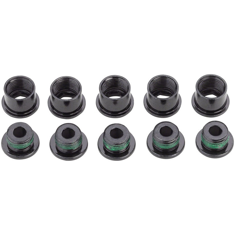 SRAM Crank Chainring Bolt Kit – 5-Arm, Steel, Black