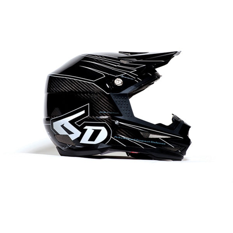 6D ATB-1 Carbon Attack Helmet-Black