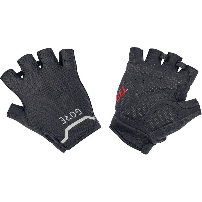 GORE C5 Short Gloves – Black, Short Finger, Large