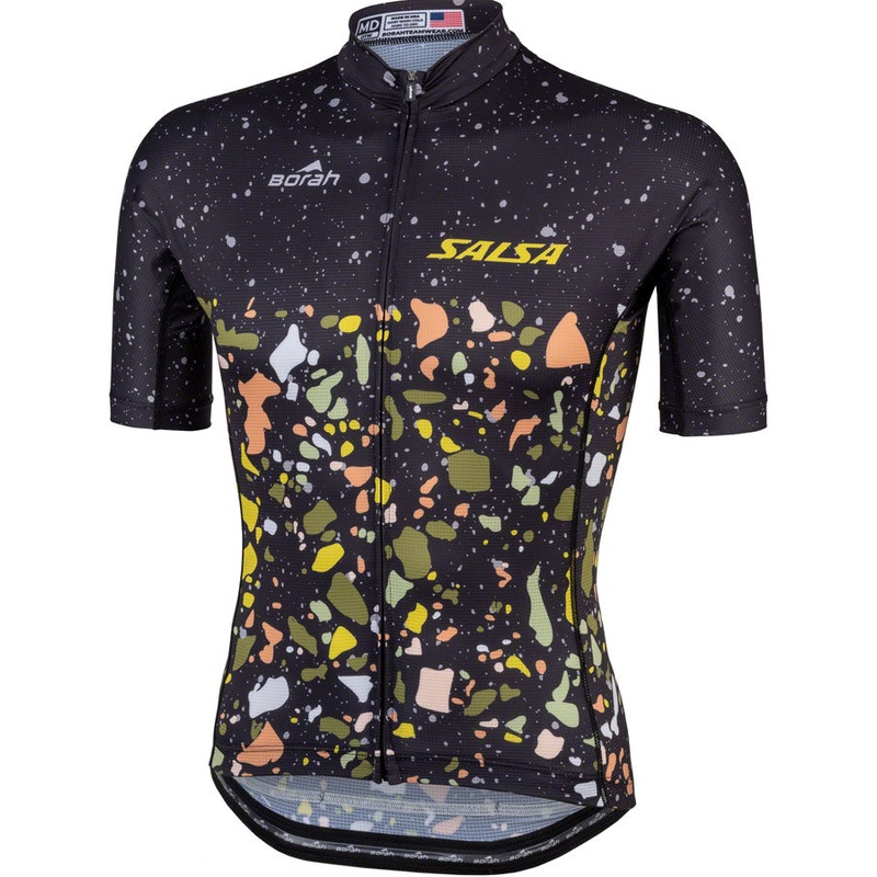 Salsa Mens Terrazzo Aero Jersey – Large Black
