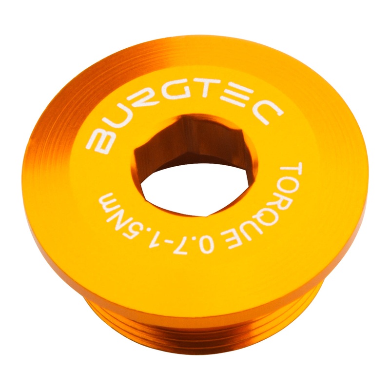 Burgtec Shimano Crank Bolt – Iron Bro Orange
