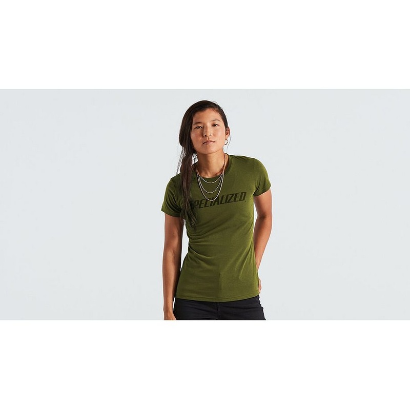 Specialized wordmark tee ss wmn olive green l