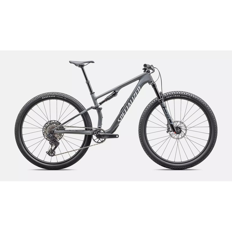 2025 Specialized EPIC 8 Comp S1000 Mountain Bike – Small, Gloss Ashen Gray / White