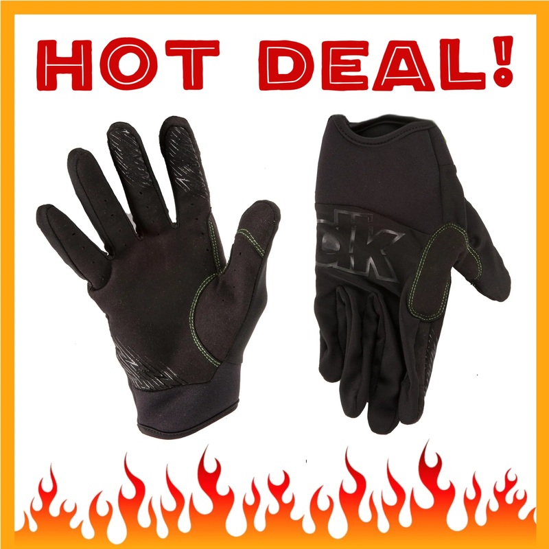 DK Pulse Elite BMX Smart Touch Gloves – S/M – Black