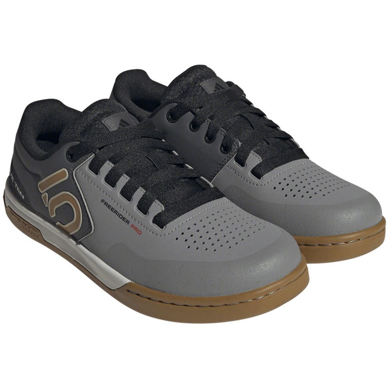 Five Ten Freerider Pro Flat Shoes – Mens Gray Three/Bronze/Core Black 10.5
