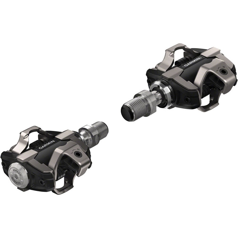 Garmin Rally XC100 Power Meter Pedals – Dual Sided Clipless, Alloy, 9/16″, Black, Pair, Single-Sensing, Shimano SPD