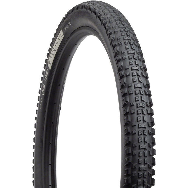 Teravail Ehline Tire – 27.5 x 2.5, Tubeless, Folding, Black, Light and Supple