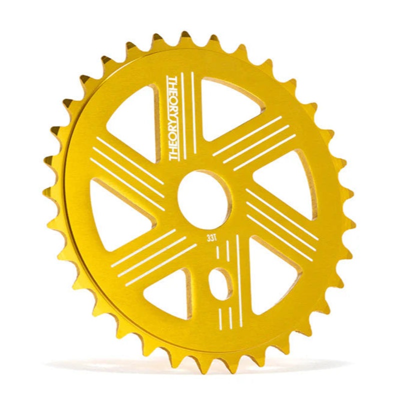 Theory 33t Lecagy BMX Sprocket / Chainwheel – Gold