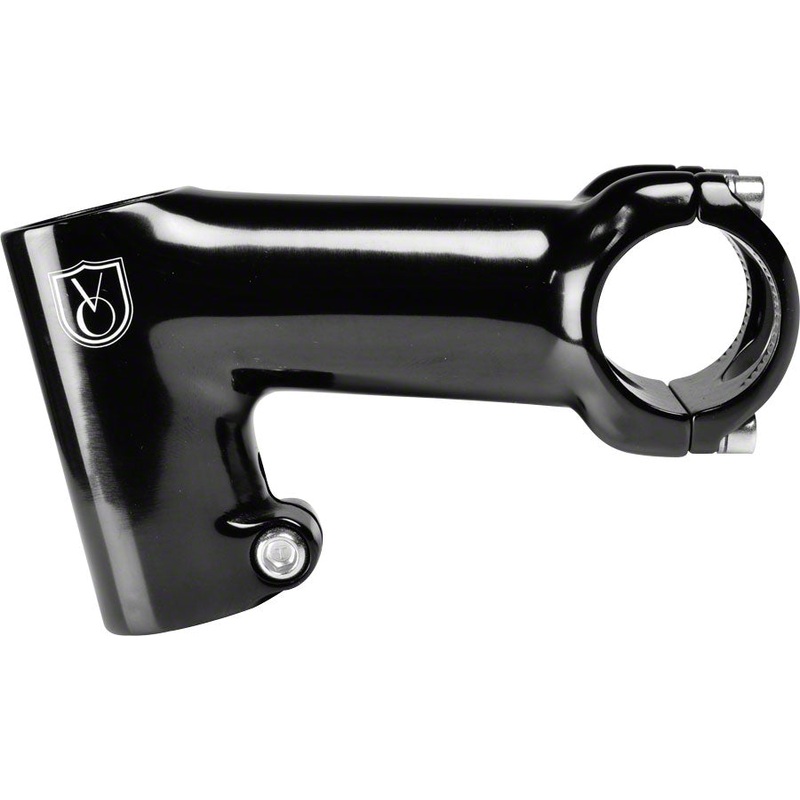 Velo Orange Tall-Stack Stem – 90mm, 31.8 Clamp, -17, 1 1/8″, Aluminum, Black