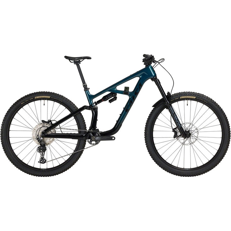 Salsa Blackthorn 145 C Deore 12 Bike – 29″, Carbon, Black / Slate, Medium