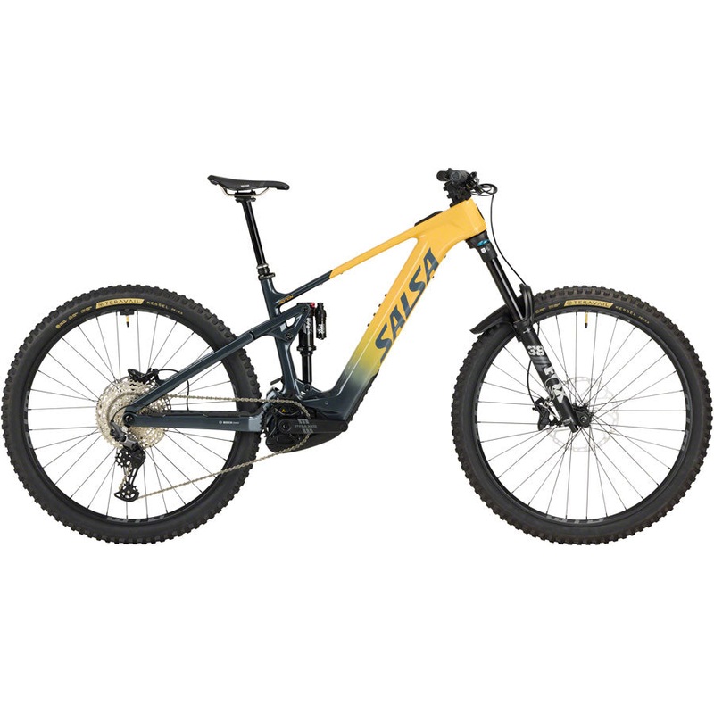 Salsa Notch C Deore 12 Ebike – 29″ Carbon Slate / Apricot Small