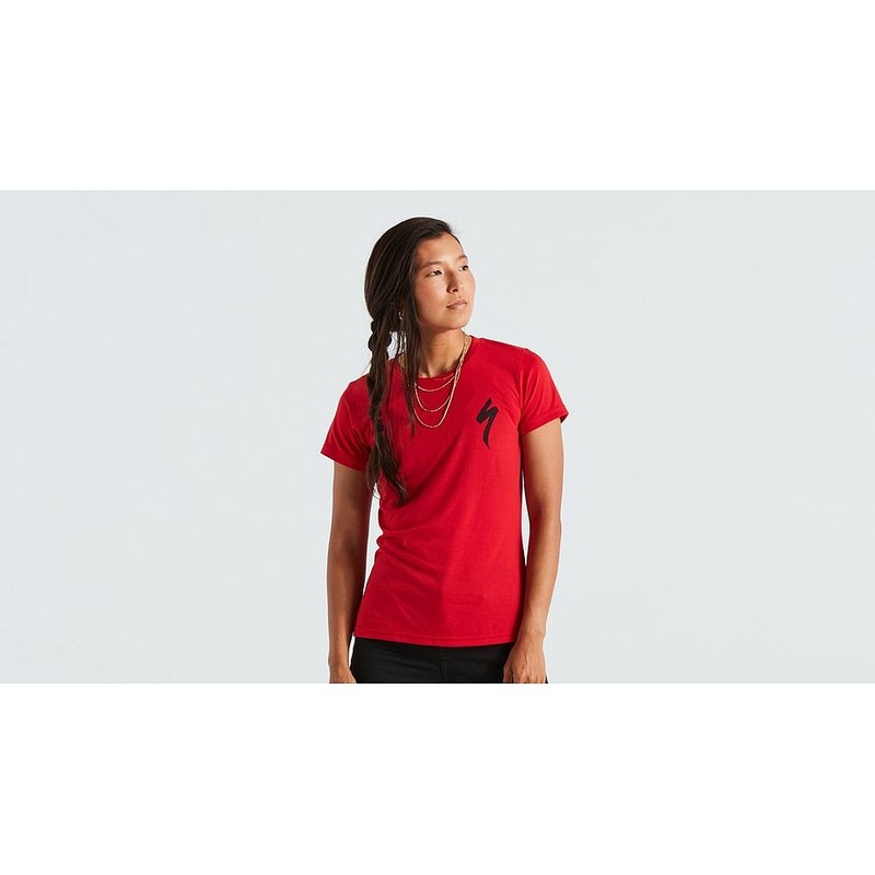 Specialized s-logo tee ss wmn flo red m