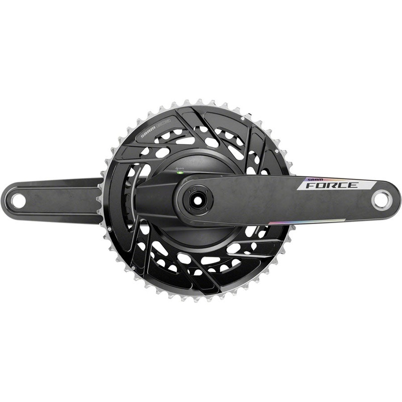 SRAM Force AXS Power Meter Crankset – 170mm 12-Speed 48/35t Thread Mount 8-Bolt PM Spider DUB Spindle Carbon E1