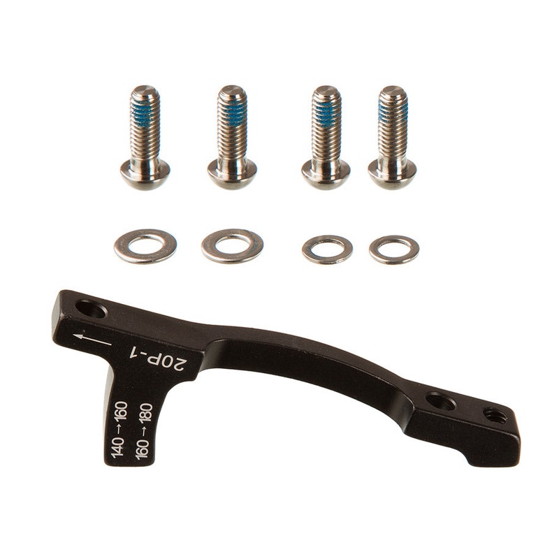SRAM Post Bracket 20 P 1 Disc Brake Adaptor – For 160mm 180mm Rotors Only Includes Bracket Titanium Bolts