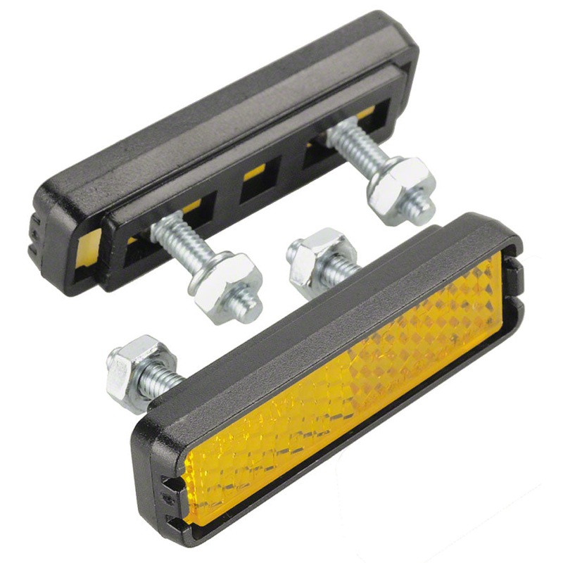 Wellgo Bolt-on Pedal Reflector Set