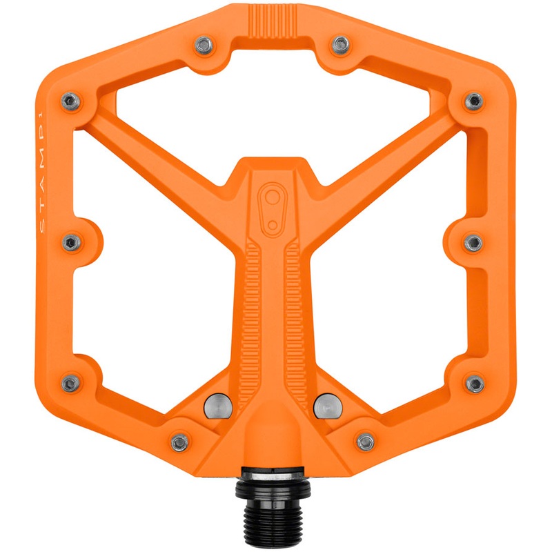 Crankbrothers Stamp 1 Gen 2 Pedals – Platform Composite 9/16″ Orange Large