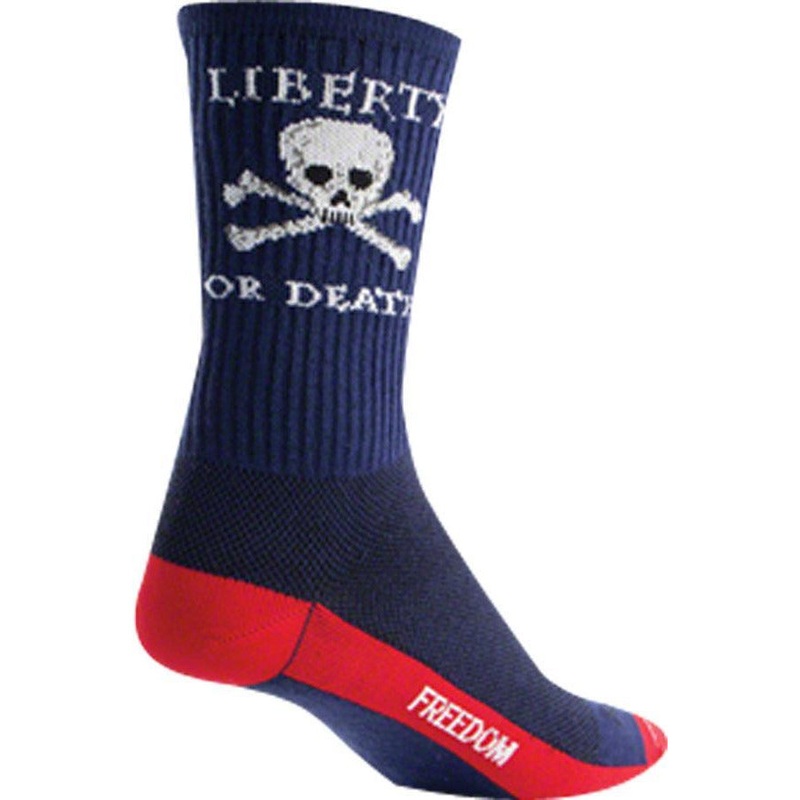 Crew Liberty or Death Bike Socks – 6 inch