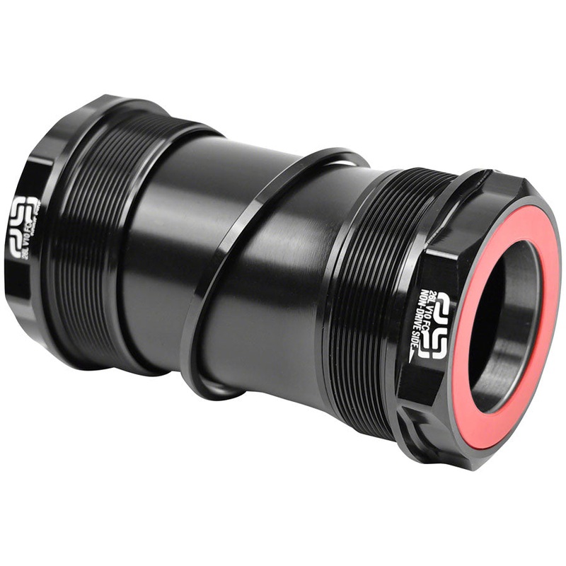 e*thirteen T47 Threaded Bottom Bracket – 68/73mm, For 30mm Spindle, Black