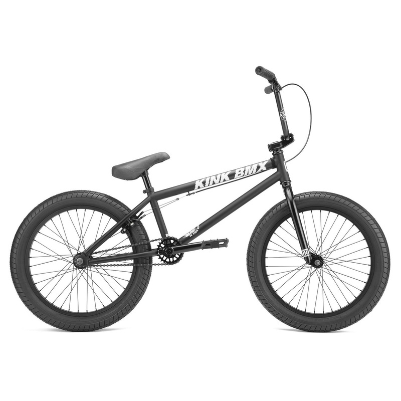 Kink Curb 20″TT BMX Freestyle Bike-Midnight Black