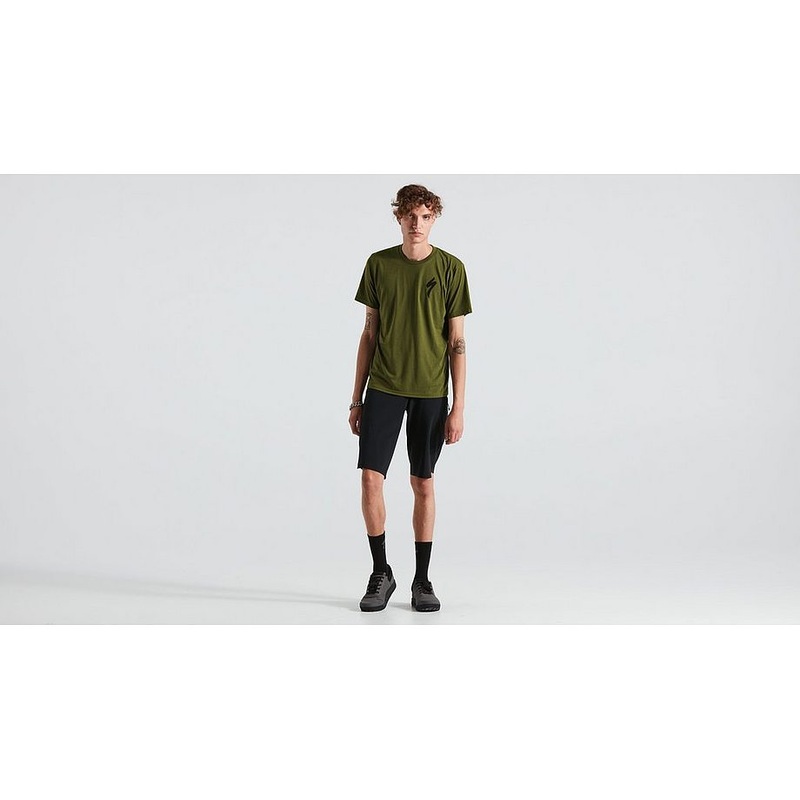 Specialized s-logo tee ss men olive green l