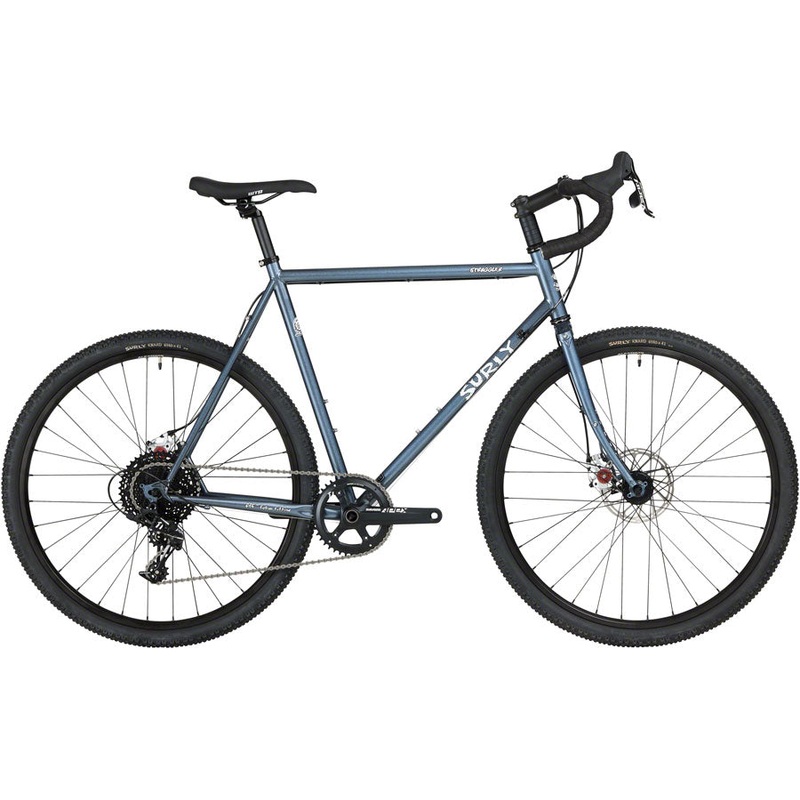 Surly Straggler Bike – 650b, Steel, Cold Steel Blue, 38cm