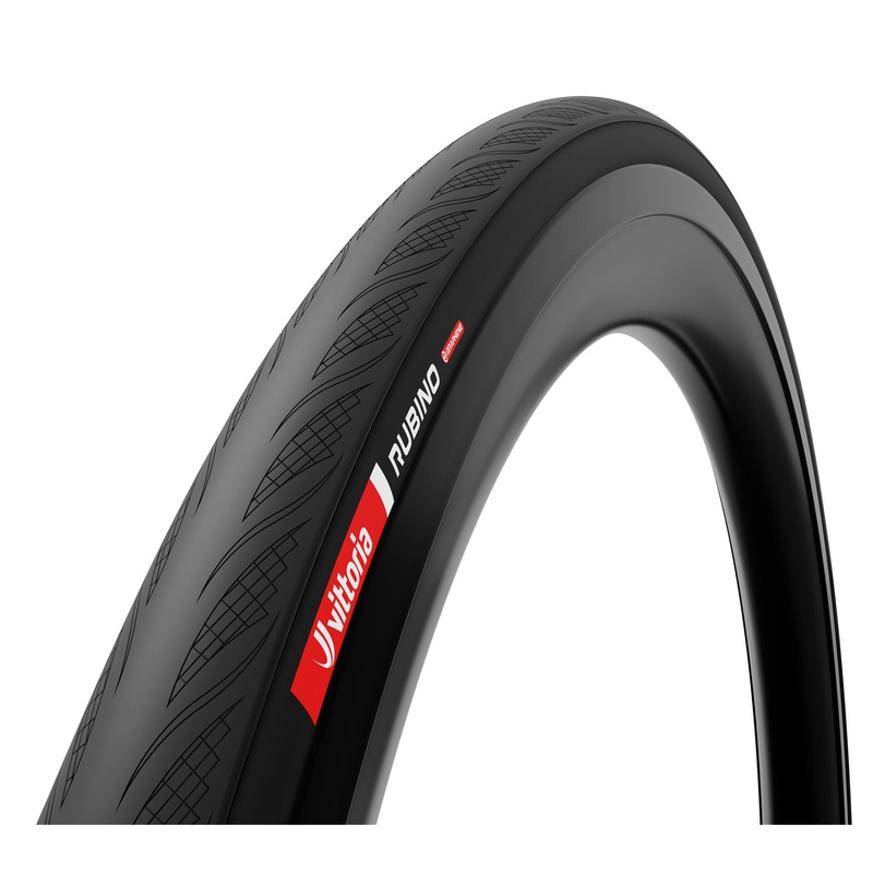 Vittoria Rubino V Tire – 700 x 26 Clincher Folding BLK 1C Graphene + Silica G2.0