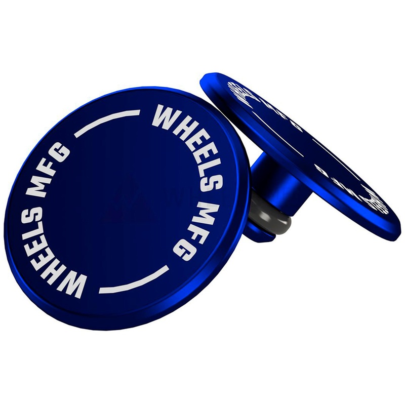 Wheels Manufacturing Wheels Manufacturing Standard Thru Axle Cap Set – Blue