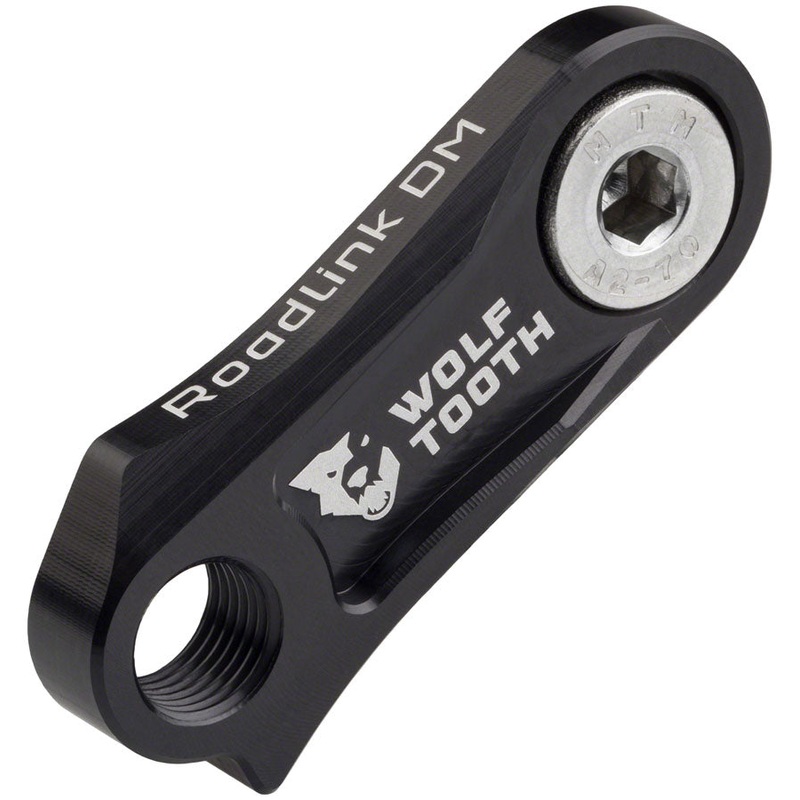 Wolf Tooth RoadLink Compatible Shimano Wide Range & R8000/R9100 Direct Mount Derailleur Offset Adapters for Gravel, Road, Cyclocross & Commuter Use