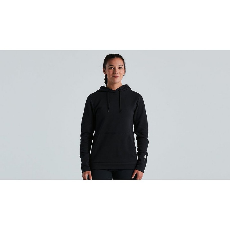 2021 SPECIALIZED LEGACY PULL-OVER HOODIE WOMENS – LARGE, BLACK
