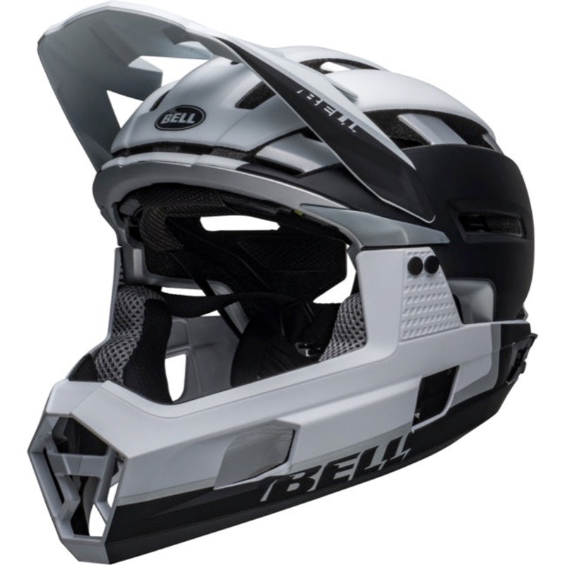 Bell Super Air R Spherical Full Face Helmet – Matt Black-White