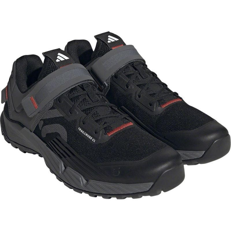 Five Ten Trailcross Mountain Clipless Shoes – Men’s Core Black/Gray Three/Red 8