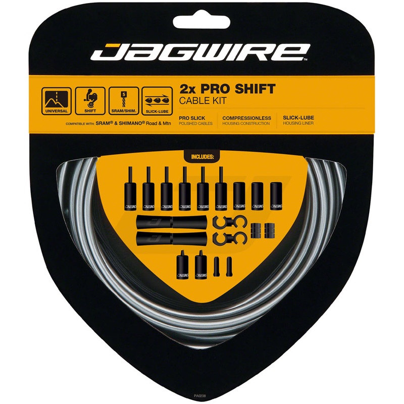 Jagwire Pro Shift Kit Road/Mountain SRAM/Shimano, Ice Gray