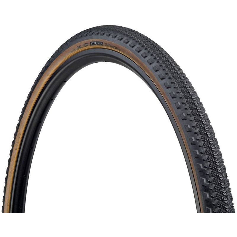 Teravail Cannonball Tire – 700 x 38 Tubeless Folding Tan Light and Supple