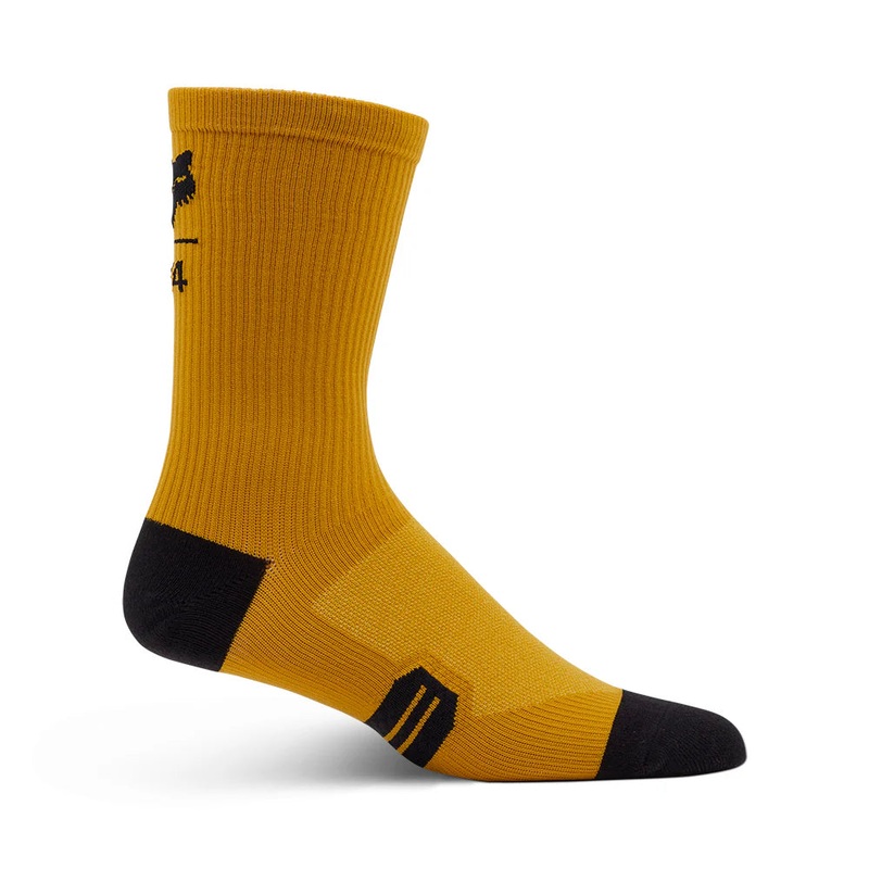 Fox Racing 8″ Ranger Sock – Fox 74 – Mustard