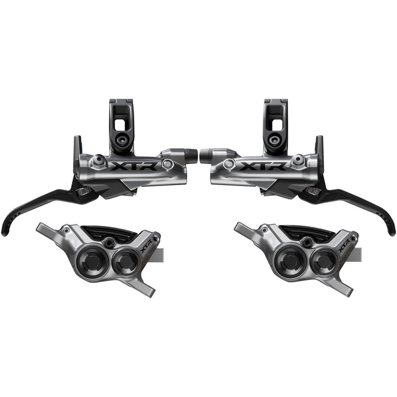 Shimano XTR M9220 Enduro Disc Brake Upgrade Kit – Right Left BL-M9220 Levers Post Mount Front Rear BR-M9220 4-Piston Calipers