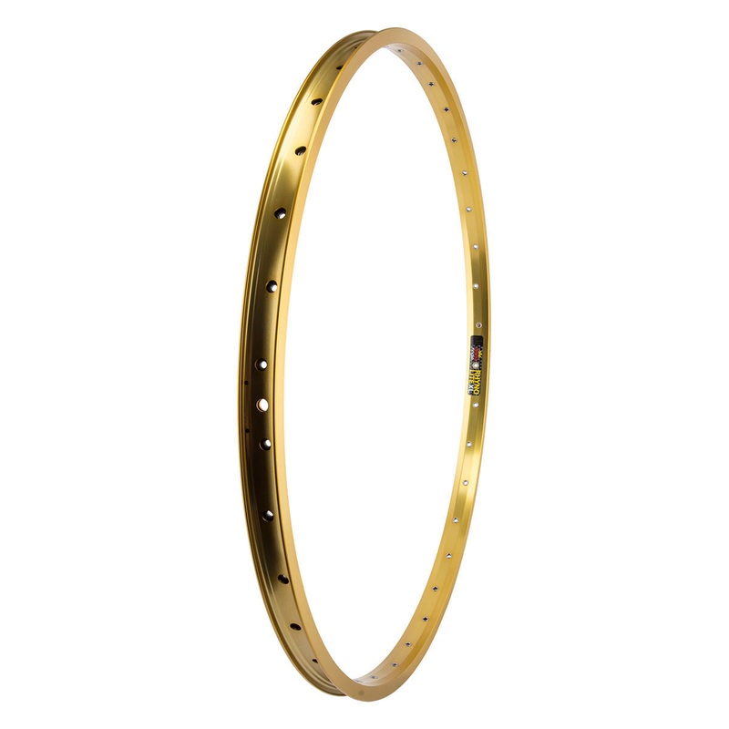 29″ / 700c Sun Rhyno Lite XL Double Wall BMX Rim – 36H – Gold Anodized