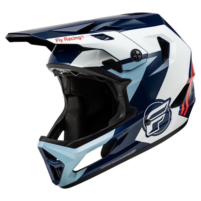 FLY RACING RAYCE HELMET RED/WHITE/BLUE