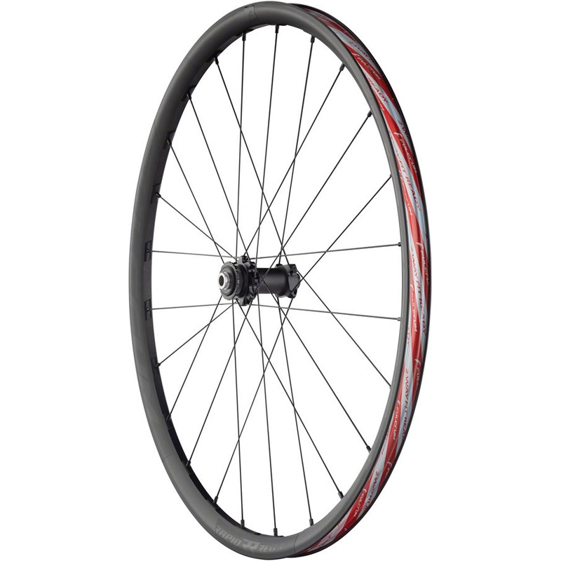 Fulcrum Rapid Red 3 DB Front Wheel – 650, 12 x 100mm, Center-Lock, Black