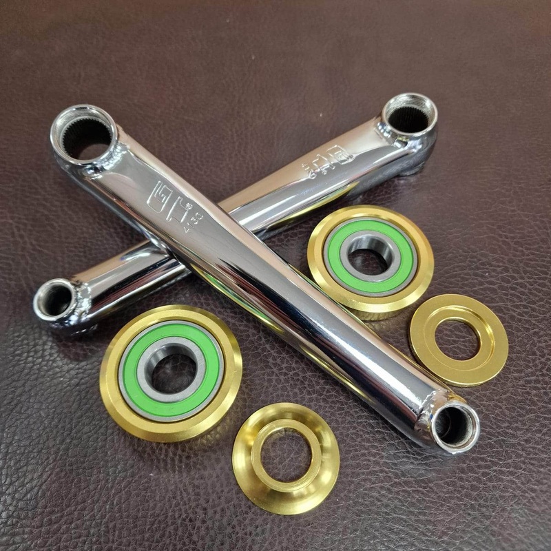 GT Power Series Cro-mo Crank Chrome with American Bottom Bracket