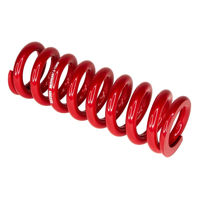 RockShox Metric Coil Spring – 151mm Length 57.5 – 65mm Travel 550 lb Electric Red