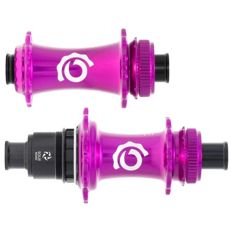 Solix CL Disc Hubs 12×100/142 TA 28h XDR Purple